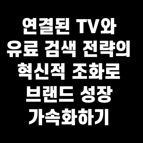 연결된 TV와 유료 검색 전략의 혁신적 조화로 브랜드 성장 가속화하기