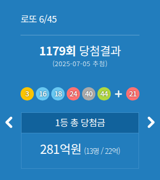 lotto 1179