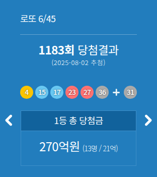lotto 1183